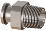 Clamp Adapter x Male NPT - T21MP - PL Finish SF1